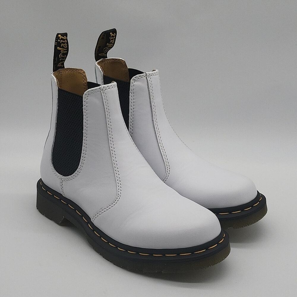 Dr. Martens Women's Chelsea Boots White Color Size 6 - Picture 2 of 11